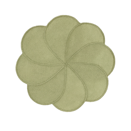 Set de table fleur - Vert