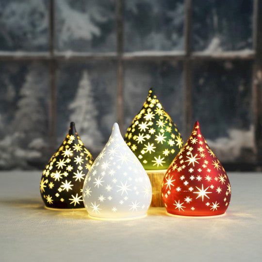 Goutte lumineuse LED étoilée MM - Noir
