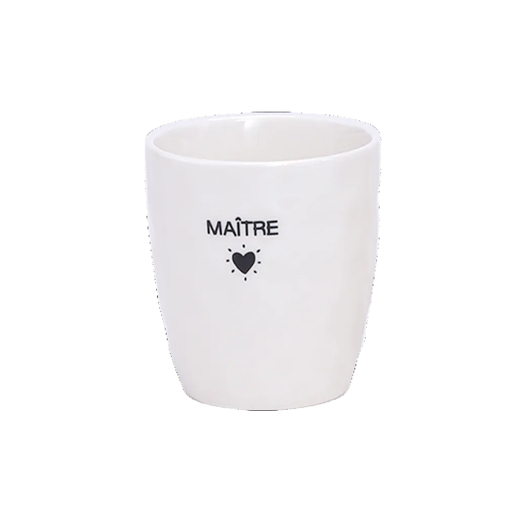 Tasse maître - Cœur noir