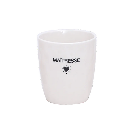 Tasse maîtresse - Cœur noir