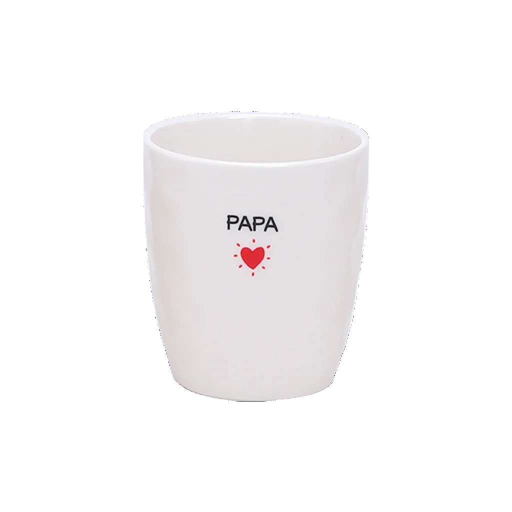 Tasse papa - Cœur rouge