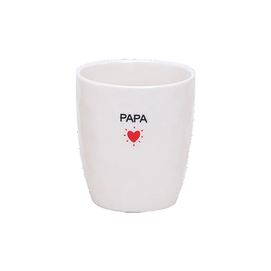 Tasse papa - Cœur rouge