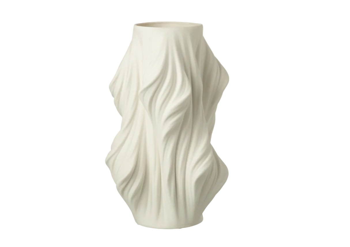 Vase impression 3D - Blanc